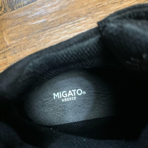 Migato black ankle boots size 37 like new
