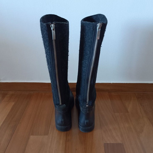 Cafe Noir boots galoshes used, size 38, black