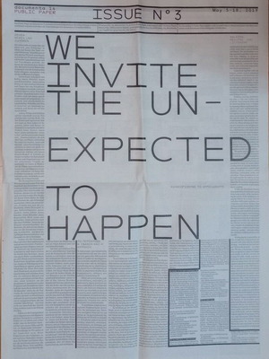 Documenta14 event newspaper like new