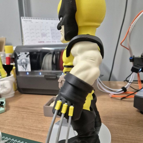 Wolverine Chibi Edition figure like new, 3D printed, 30 cm height