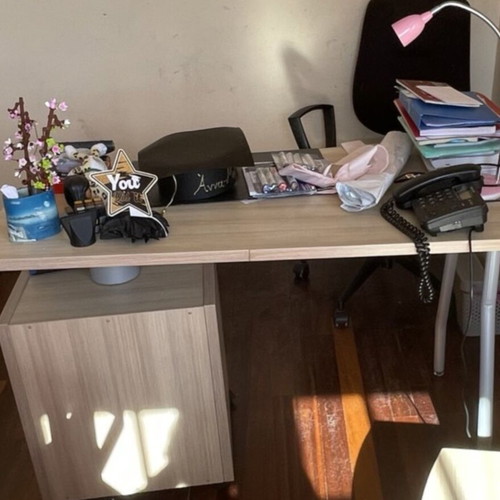 Modeco children's bookshelf and desk like new