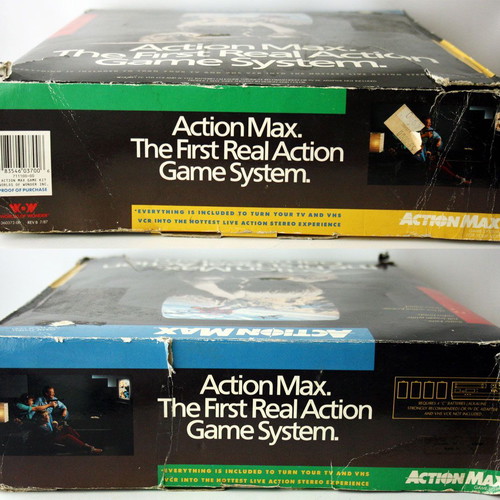 Action Max Vintage 1987 new console with VHS games