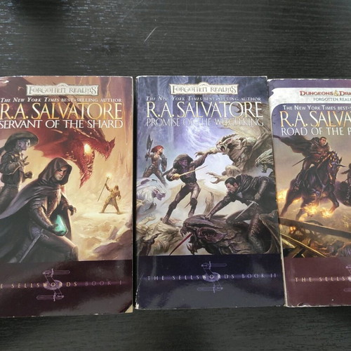 DnD Fantasy Trilogy "The Sellswords" by R.A. Salvatore used