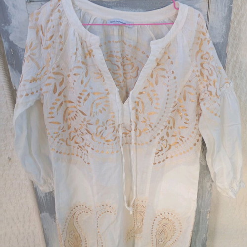 Linen tunic Greek Archaic Kori size S in ancient Greek style like new