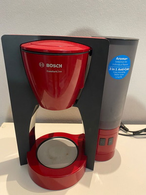 Bosch Καφετιέρα Φίλτρου μεταχειρισμένη 1200W χωρίς κανάτα, κόκκινη