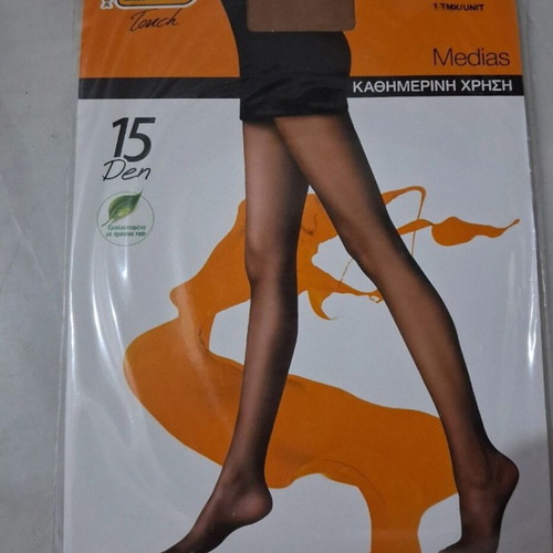 Bic tights new, pack of 4, beige and black