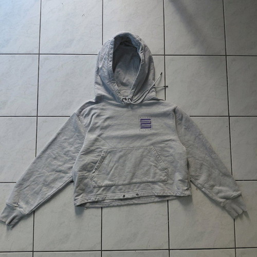 Daily Paper "healing stones" crop top grey size medium like new
