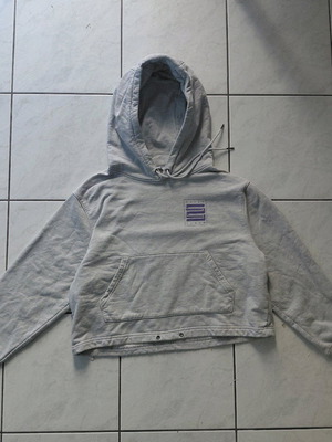 Daily Paper "healing stones" crop top grey size medium like new