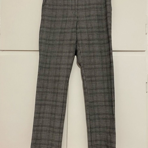 Gray pied de poule office pants H&M like new, size L