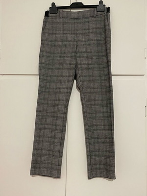 Gray pied de poule office pants H&M like new, size L