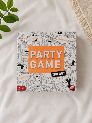 Party Game Trilogy board game, Greek edition, complete