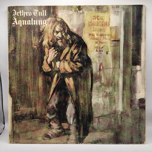 Jethro Tull Aqualung vinyl record used, vintage 1971