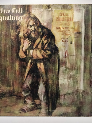 Jethro Tull Aqualung vinyl record used, vintage 1971