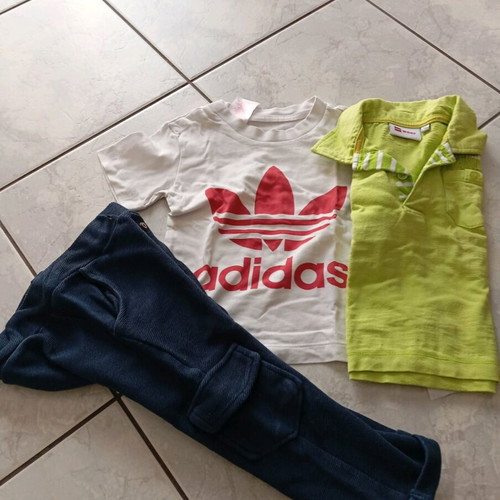 Set of two shirts and pants used for baby 12-18 months