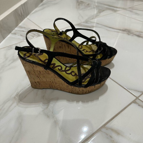 Replay platform sandals used, black, size 37