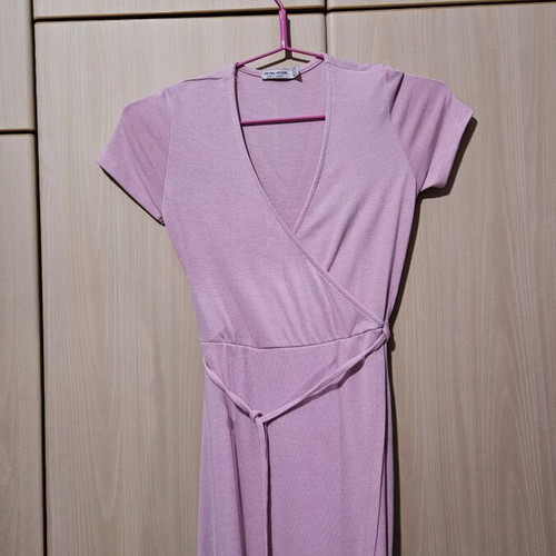 Bershka dress pink new, size XS