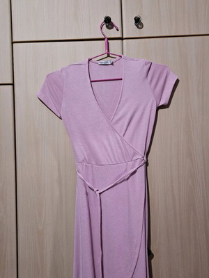Bershka dress pink new, size XS