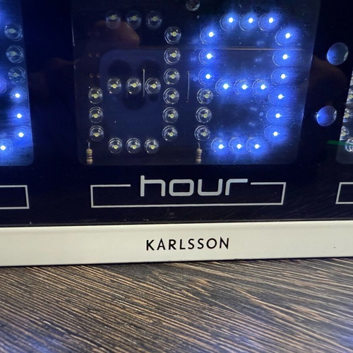 Karlson dot matrix clock used, large and attractive