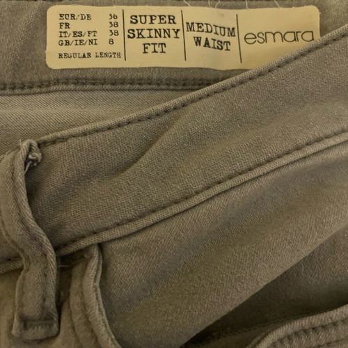 Esmara women's jeans gray like new size S