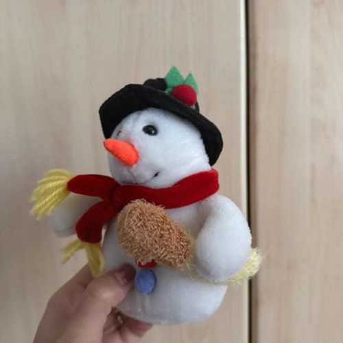 Snowman plush toy like new
