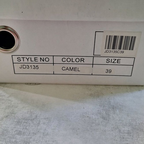 Camel suede flatforms with bow size 39 like new