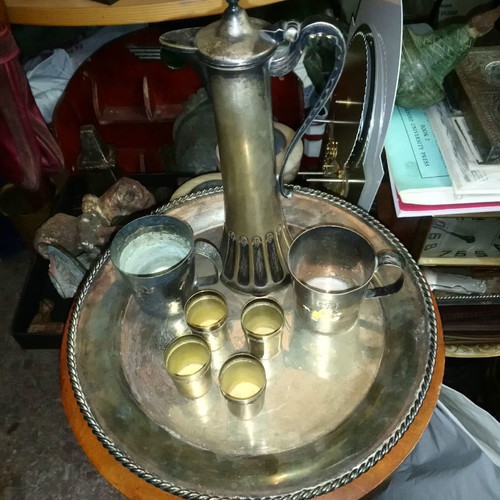 Vermouth set used with VMF 0/1 jug and glasses