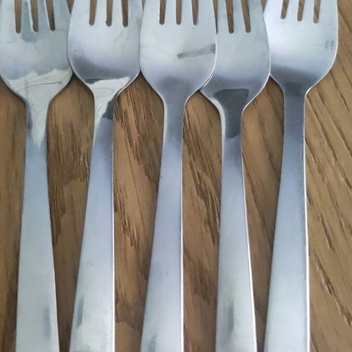 Aegean Airlines business class small forks set of 5 used
