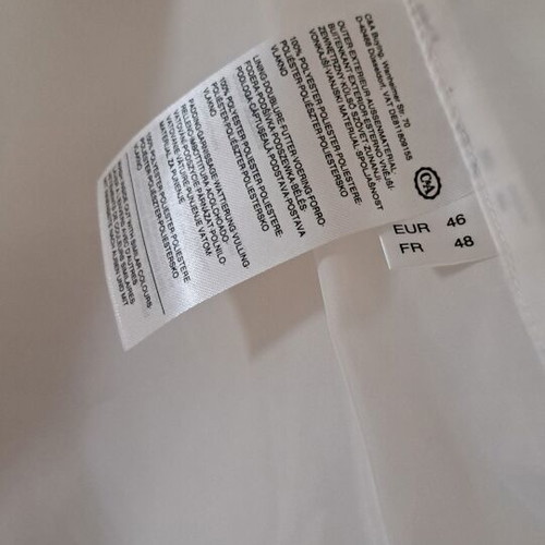 Sleeveless women's jacket white size 46 new C&A