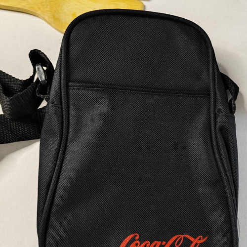 Coca Cola promotional set used with bag, kitchen tools, sunglasses, ball