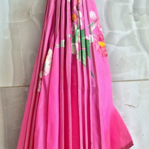 Japanese decorative wooden umbrella with thin paper