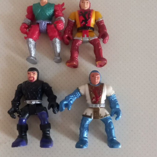 Fisher Price Imaginext action figures set of 9 like new with armor