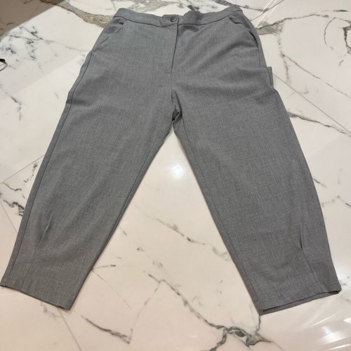 Zara gray high-waisted pants XL like new, office style