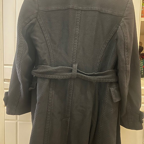 Mark Aurel cape coat like new, women's fitted, size S-M, blue