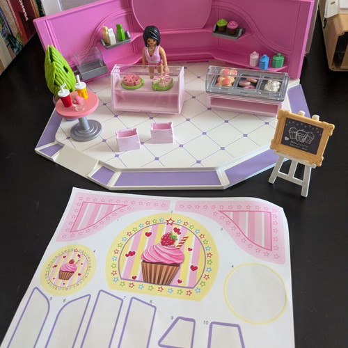 Playmobil City Life Pastry Shop 9080 like new with accessories