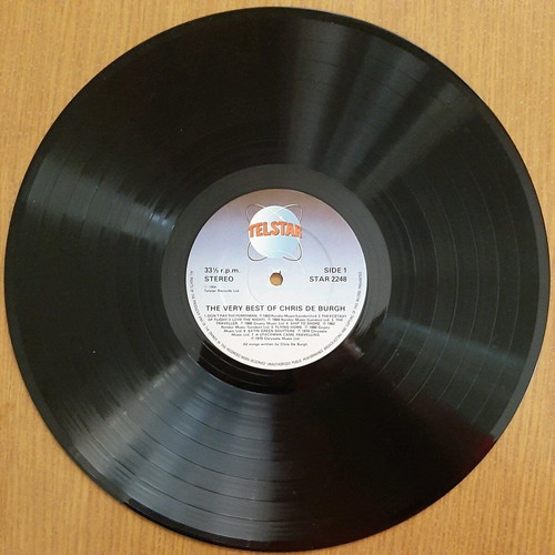The Very Best Of Chris De Burgh vinyl like new, rare 1984 edition
