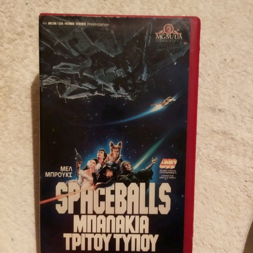 Spaceballs VHS used comedy with subtitles