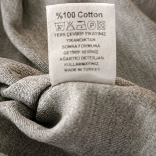 Women's pajama top used, gray and pink, size S
