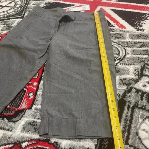 French Connection women's cropped pants gray new, size 8