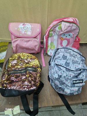 Children's backpacks like new, pack of 4