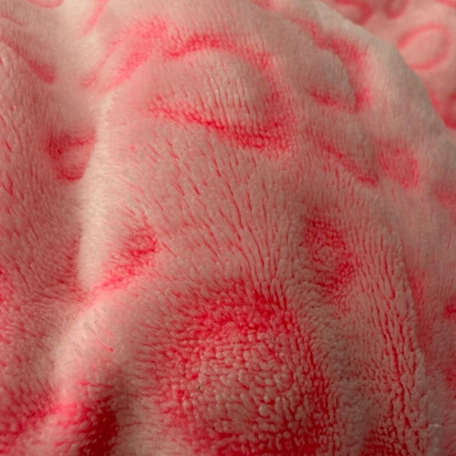 Girls' pink one-piece 5-6 years like new with fuzzy lining