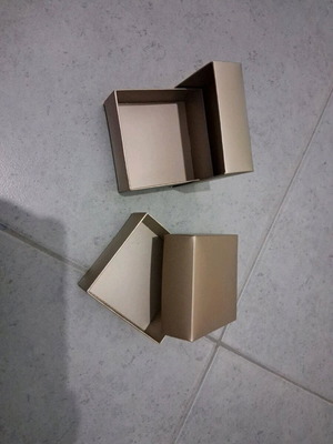 Boxes 7x7cm like new, set of 2 pieces