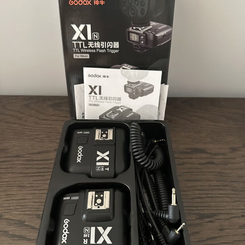 Godox X1N Wireless TTL Trigger System for Nikon, like new