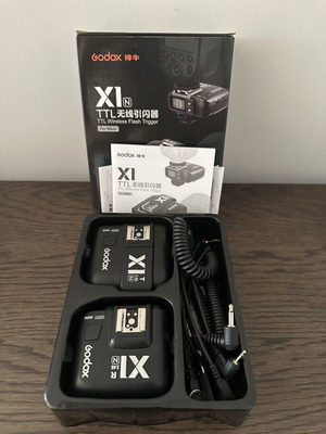 Godox X1N Wireless TTL Trigger System for Nikon, like new