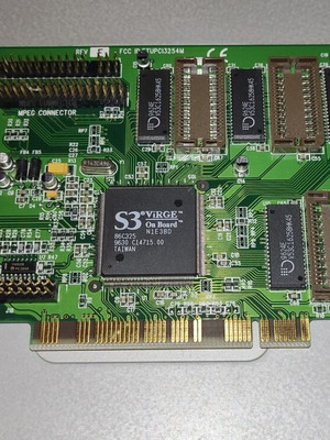 Diamond Stealth 3D 2000 2MB PCI used S3 Virge graphics card
