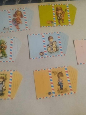 Κάρτες μικρές δεκαετίας 80, πακέτο 7 τεμαχίων