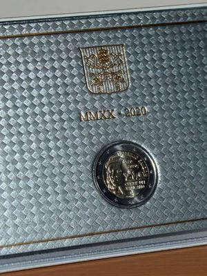 Vatican 2 Euro 2020 UNC Raffaello in blister, new