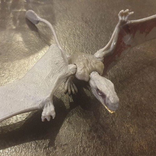 Pterodactyl figure Mattel like new, 22cm wingspan