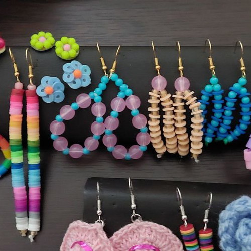Handmade earrings new, unworn