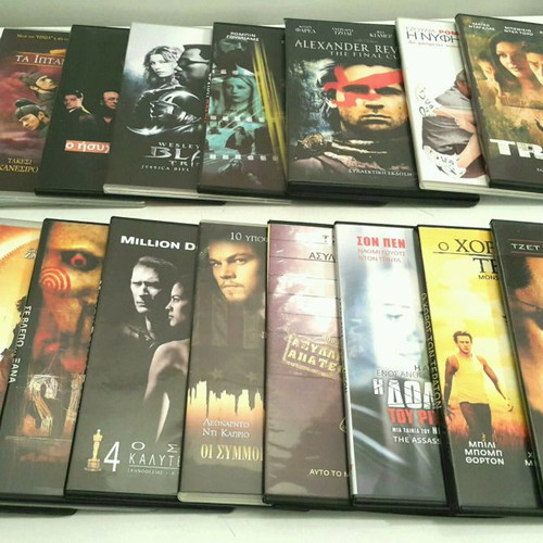 Collection of 138 DVDs foreign and Greek movies new