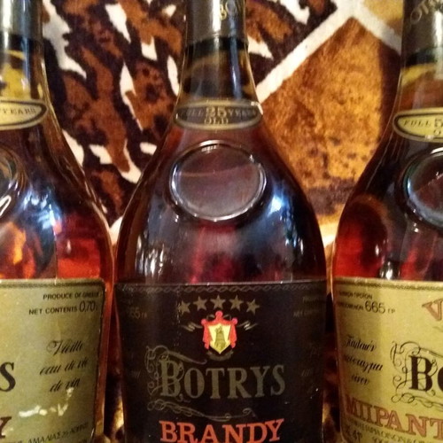 Brandy Botrys 50 years aged, 3 bottles, like new